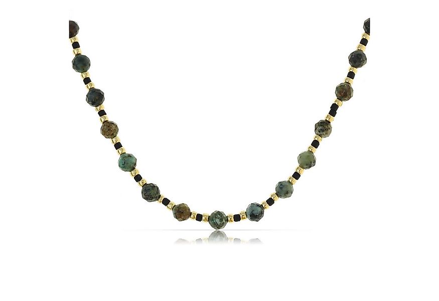 Made by Nami Perlenkette Damen Halskette Bunt 40 + 5 cm verstellbar wasserf günstig online kaufen