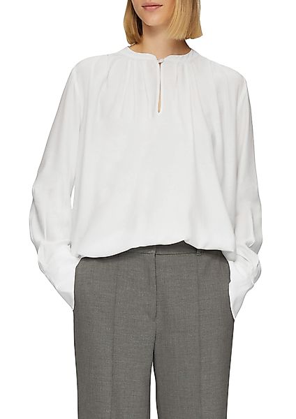 s.Oliver BLACK LABEL Langarmbluse mit leichter günstig online kaufen