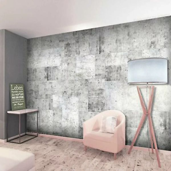 artgeist Fototapete Concrete: Grey City grau Gr. 200 x 140 günstig online kaufen