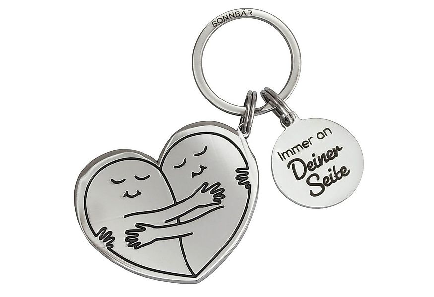 SONNBÄR Schlüsselanhänger Immer an Deiner Seite I Geschenk Fernbeziehung Be günstig online kaufen