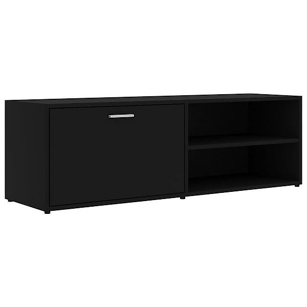 vidaXL TV-Schrank TV-Board Schwarz 120x34x37 cm Holzwerkstoff günstig online kaufen