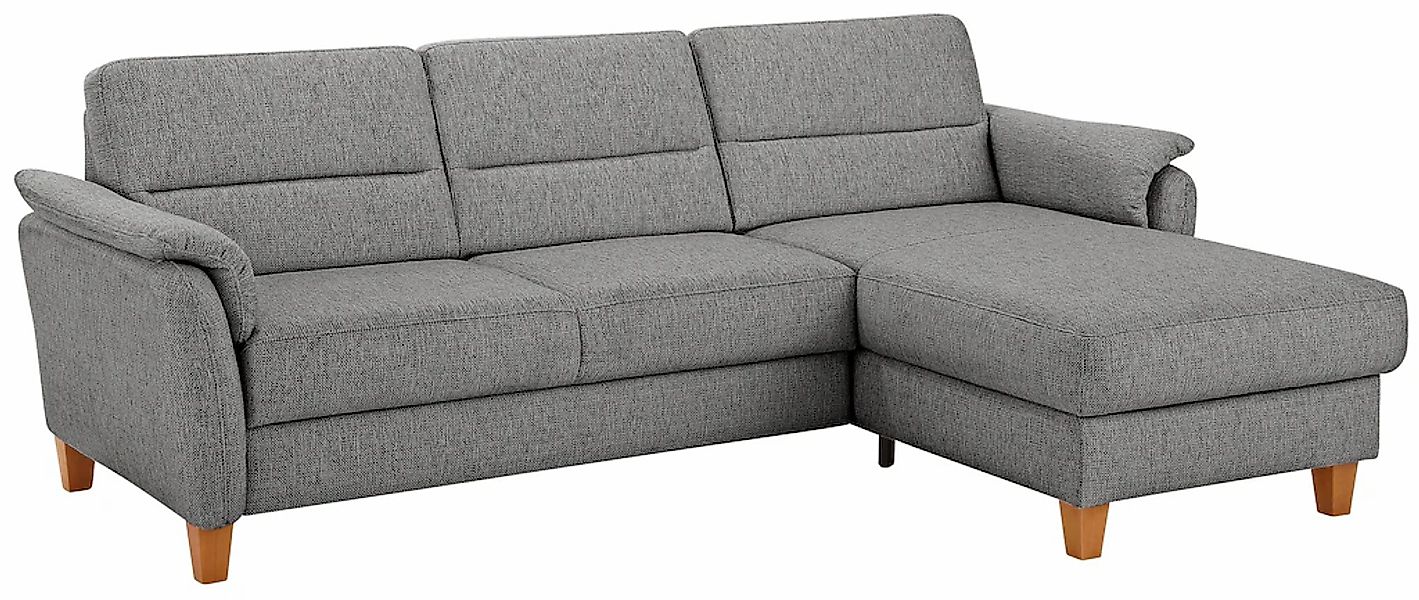 Home affaire Ecksofa "Palmera L-Form, B: 244 cm" optional Bettfunktion & Be günstig online kaufen
