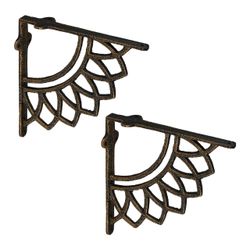 relaxdays Wandregalhalter Regalträger 2er Set Mandala-Design, günstig online kaufen