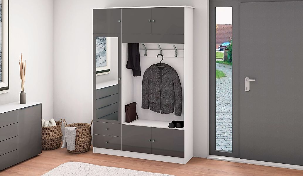 borchardt Möbel Garderobenschrank "Kompakta", Höhe 202 cm günstig online kaufen