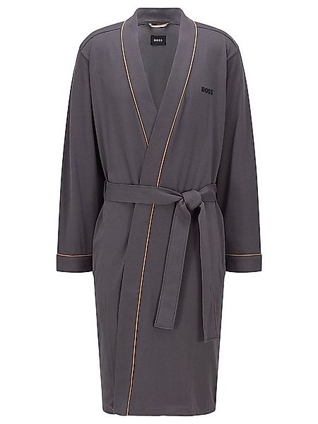 BOSS Morgenmantel Kimono, Baumwolle, Kimono-Kragen, Gürtel, Herren Hausmant günstig online kaufen