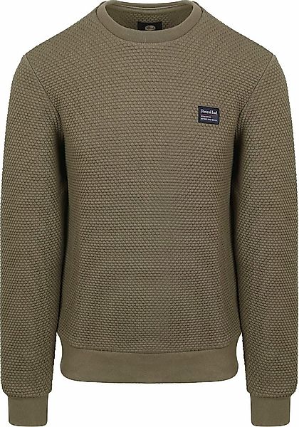 Petrol Pullover Structure Olive - Größe XL günstig online kaufen