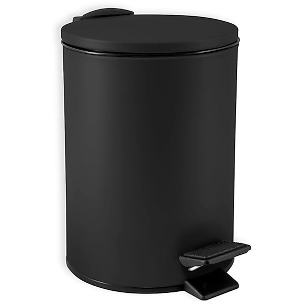 Spirella Treteimer Adelar 3, Schwarz Matt günstig online kaufen