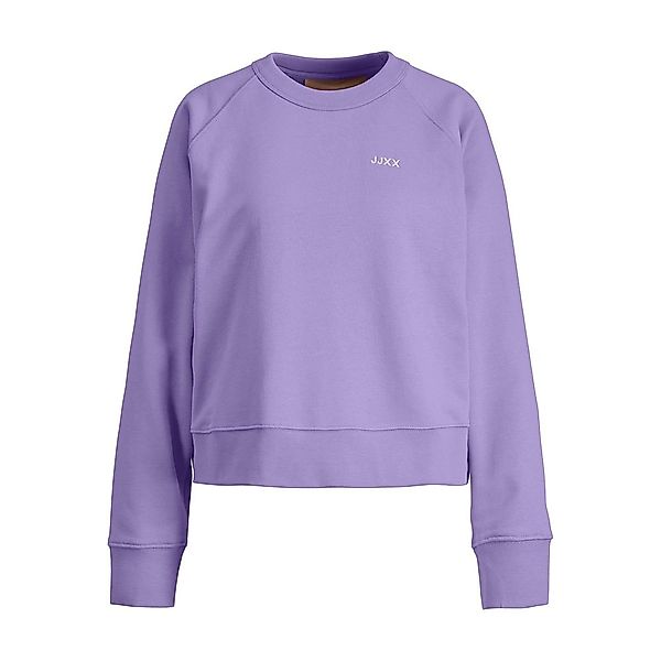Jjxx Caitlyn Oversize Time Pullover M Violet Tulip / Detail Emb Snow White günstig online kaufen