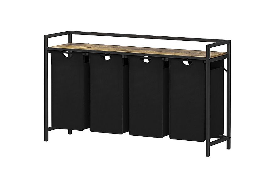 Lifewit Wäschebox Wäschekorb 4 Fächer, Wäschesammler mit Ablage und auszieh günstig online kaufen