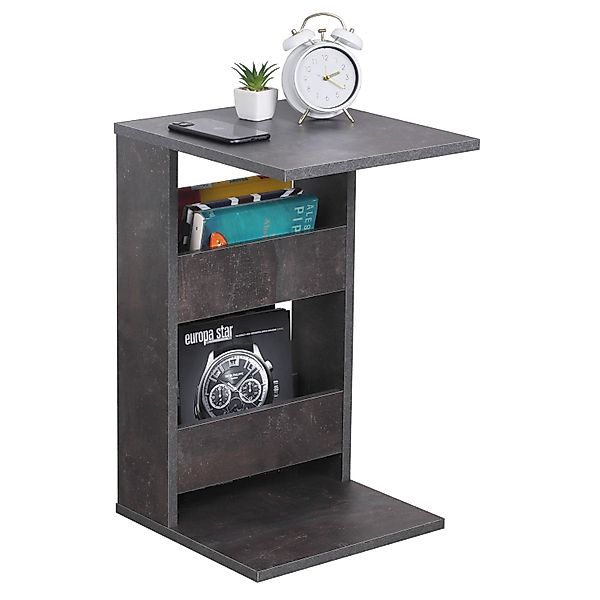 RICOO Beistelltisch WM042-BG, Sofatisch mit Stauraum günstig online kaufen
