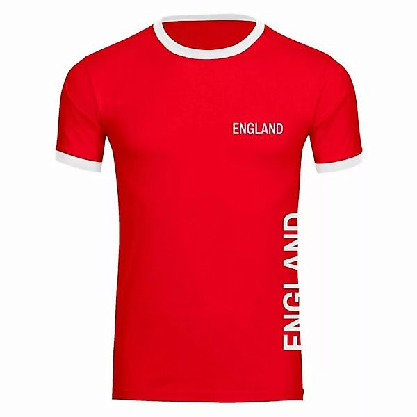 multifanshop T-Shirt Kontrast England - Brust & Seite - Männer günstig online kaufen