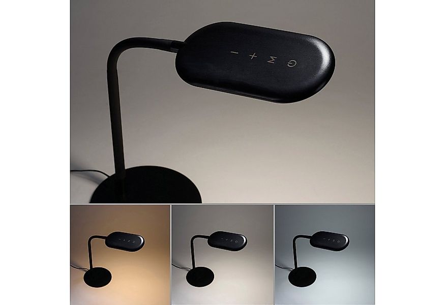 my home LED Leselampe Abigal, Dimmfunktion, LED fest integriert, Warmweiß, günstig online kaufen