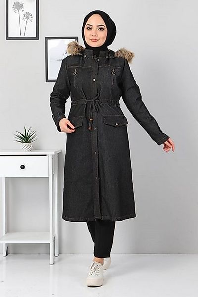 MODAMİHRAM Winterjacke Reißverschluss-Detail Jeansjacke günstig online kaufen