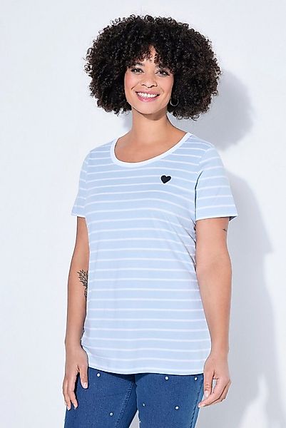 Angel of Style T-Shirt T-Shirt Komfort Fit Ringel Stick-Herz günstig online kaufen