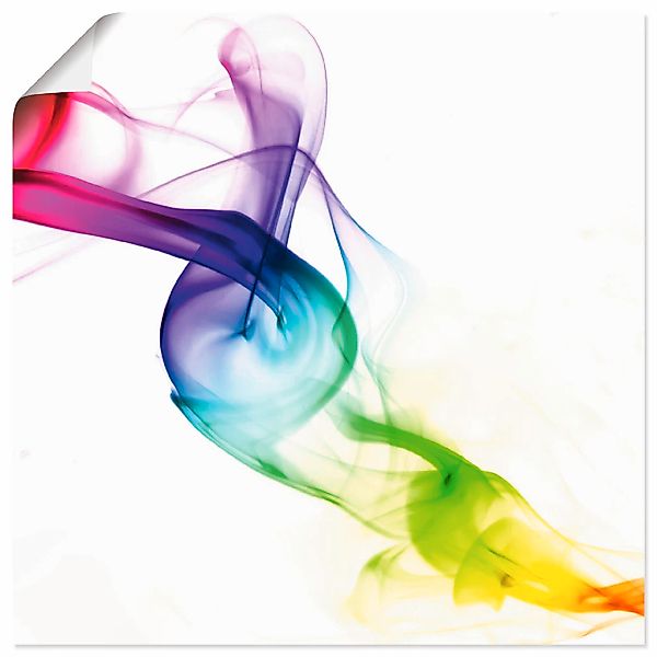 Artland "Rauch - Abstrakt" Gegenstandslos 1 Stk. tlg. als Leinwandbild, Pos günstig online kaufen