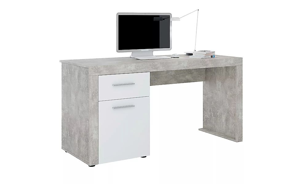 Schreibtisch  Fürth - grau - 149 cm - 76 cm - 60 cm - Sconto günstig online kaufen