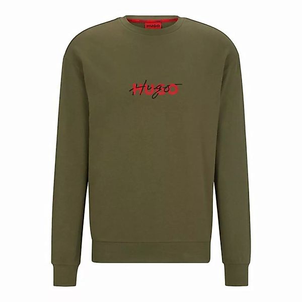 HUGO Longsweatshirt Combined Sweatshirt mit Marken-Schriftzug auf der Brust günstig online kaufen