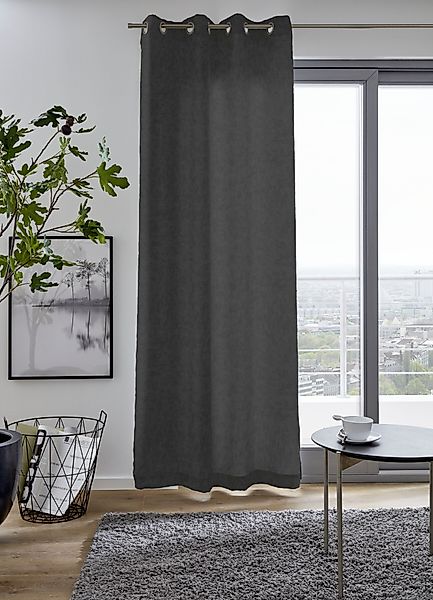 my home Vorhang MARMOR, Ösen (1 günstig online kaufen