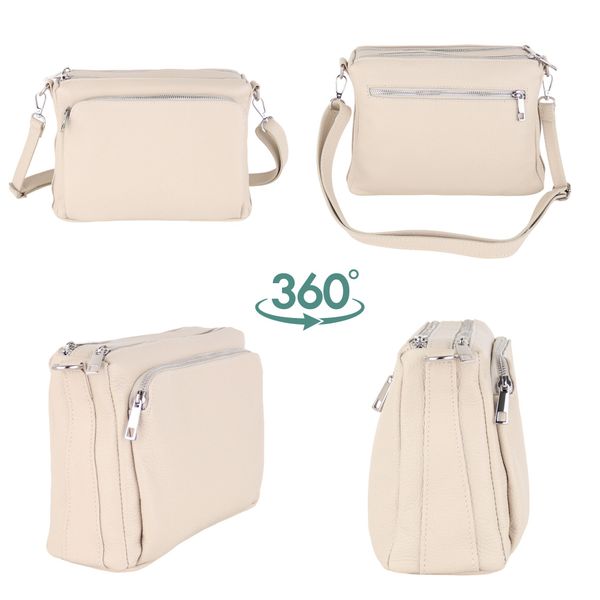 MIRROSI Umhängetasche Damen, Echtleder, Leder, Made günstig online kaufen