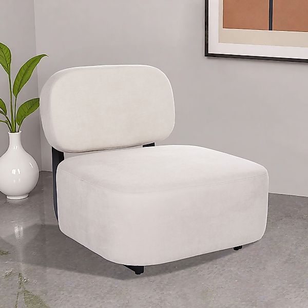 Home affaire Loungesessel »LIORAN Designsessel mit filigranem Holzgestell« günstig online kaufen