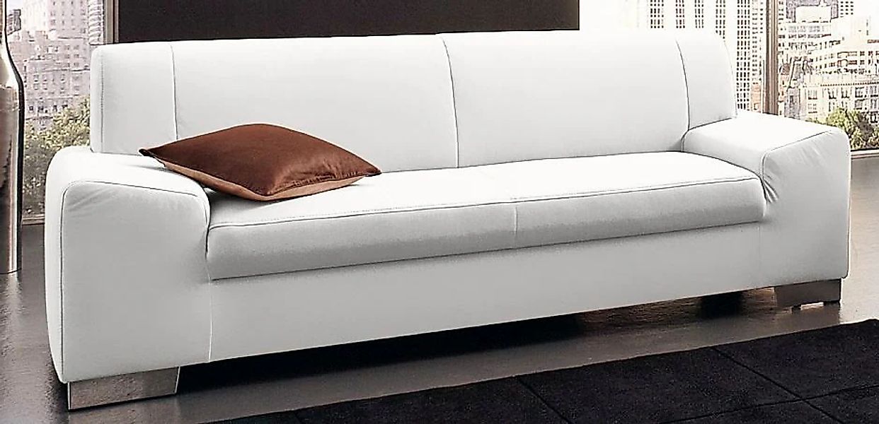 DOMO collection 3-Sitzer "Alisson zeitlose Formensprache, modern flache Arm günstig online kaufen