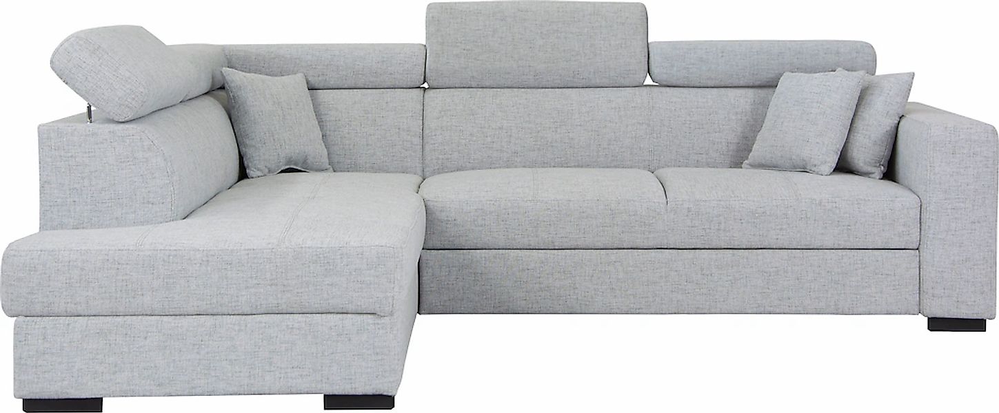 Home affaire Ecksofa "Tulio L-Form" wahlweise mit Bettfunktion und Bettkast günstig online kaufen