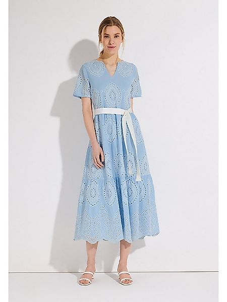 MORE&MORE A-Linien-Kleid feminines Maxikleid, Volant günstig online kaufen