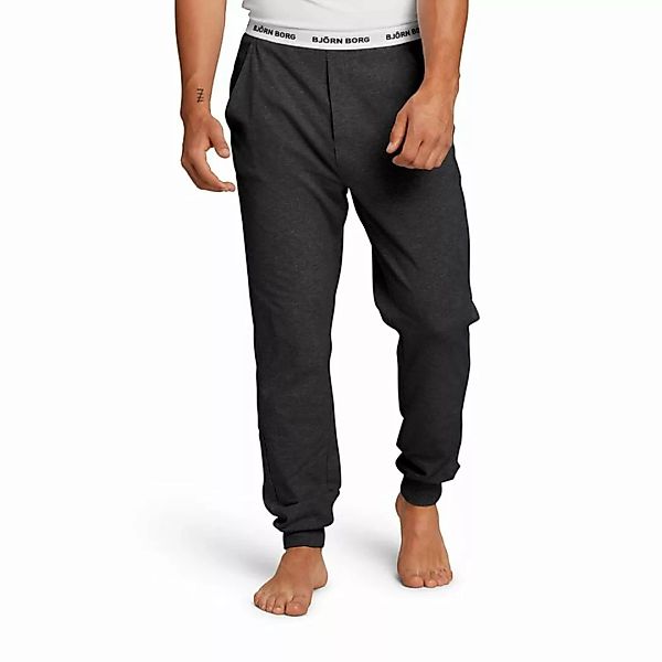 BJÖRN BORG Herren Jogginghose - Loungewear Pants, lang Anthrazit L günstig online kaufen