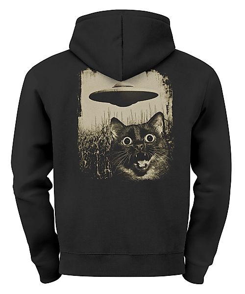 Neverless Hoodie Hoodie Backprint Herren UFO günstig online kaufen