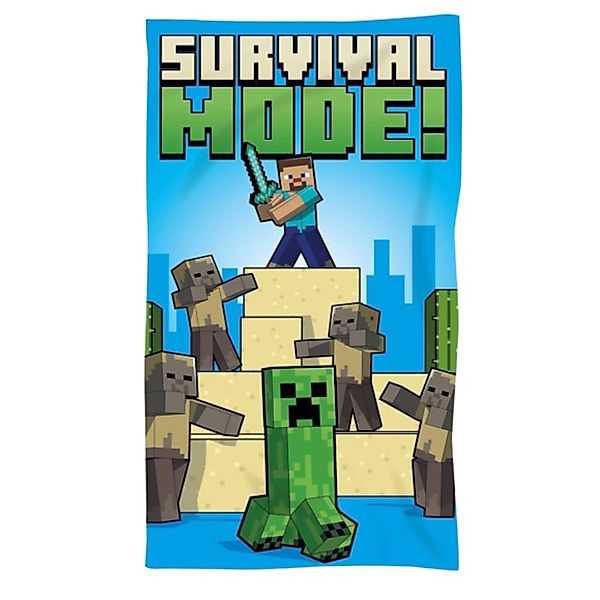 Minecraft Handtuch Abenteuer Strandtuch – Weiches günstig online kaufen