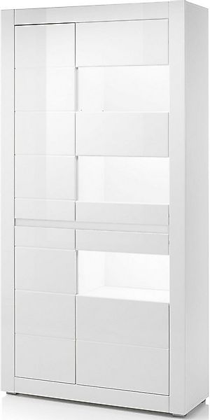 INOSIGN Vitrine Carat Höhe 198 cm, zwei Leisten angeliefert, 1 x grau, 1 x günstig online kaufen