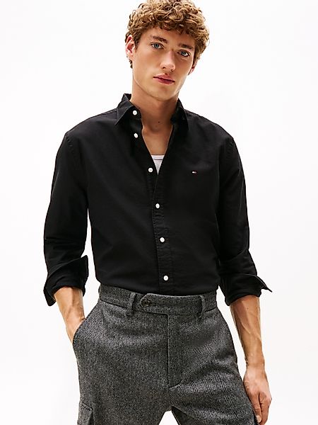 Tommy Hilfiger Langarmhemd SOLID HERITAGE OXFORD günstig online kaufen