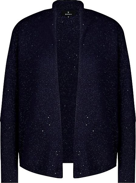 Monari Parka Glitzer-Cardigan Glamouröser Cardigan mit Lurex und Pailletten günstig online kaufen