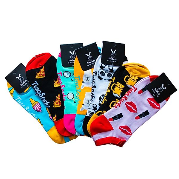 TwoSocks Sneakersocken Bunte Sneaker Socken lustige günstig online kaufen