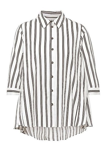 GOLDNER Klassische Bluse Schlichte Baumwoll-Bluse mit 3/4-Arm günstig online kaufen