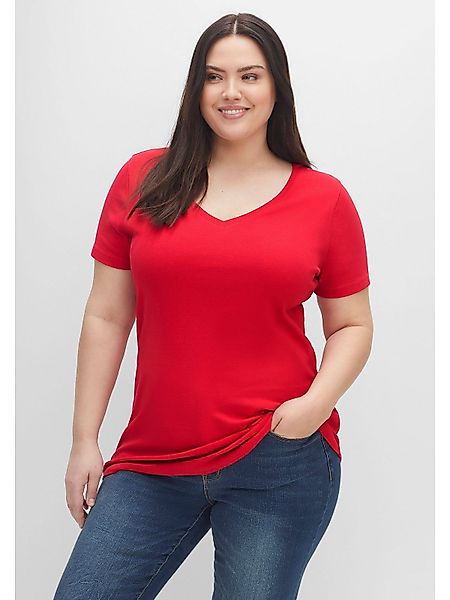 Sheego T-Shirt Große Größen im Doppelpack, günstig online kaufen