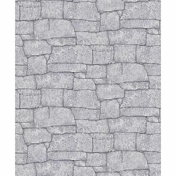 Erismann Vliestapete Quarry 10,05 m x 0,53 m Hellgrau günstig online kaufen