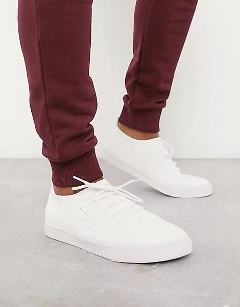 ASOS DESIGN – Weiße Sneaker aus Netzstoff günstig online kaufen