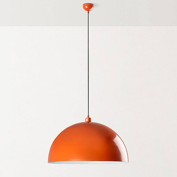 Hängeleuchte Kure, orange, Metall, Ø 60 cm, E27 günstig online kaufen