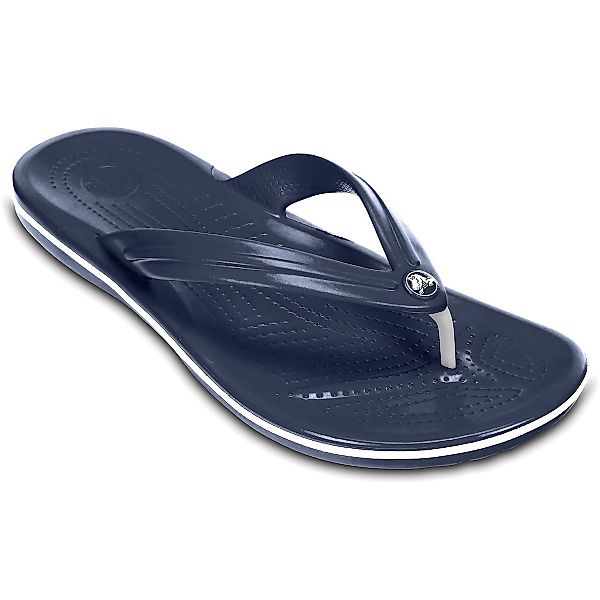 Crocs Crocs Flip Sandalen navy-weiß Übergröße günstig online kaufen