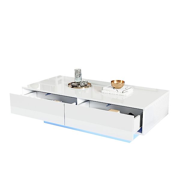 Merax Couchtisch Couchtisch hochglanz Sofatisch Beistelltisch günstig online kaufen