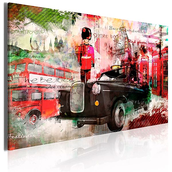 Wandbild - Erinnerungen aus London günstig online kaufen