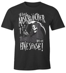 MoonWorks Print-Shirt So viele Arschlöcher aber günstig online kaufen