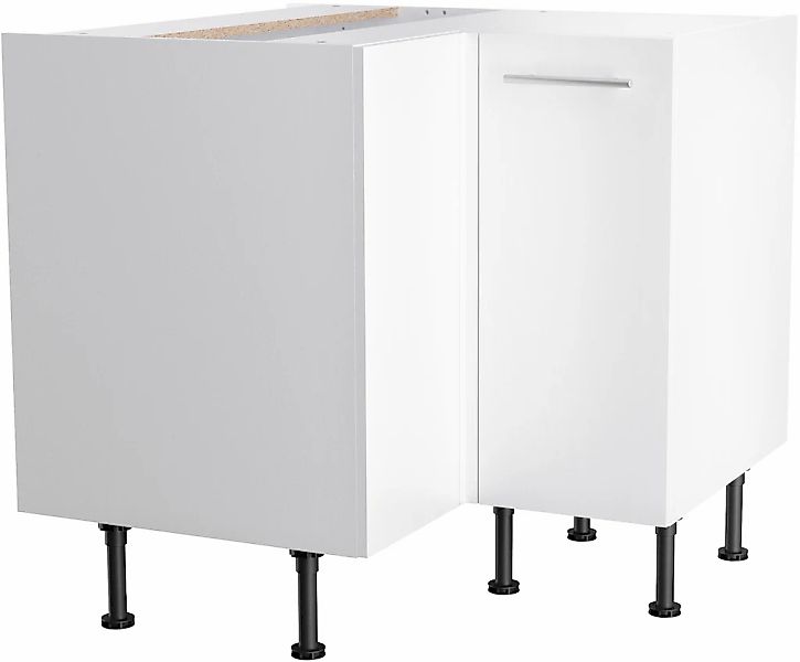 KOCHSTATION Eckunterschrank "KS-Bern2", Breite 90 x 90 cm, 1 Tür, 1 Einlege günstig online kaufen