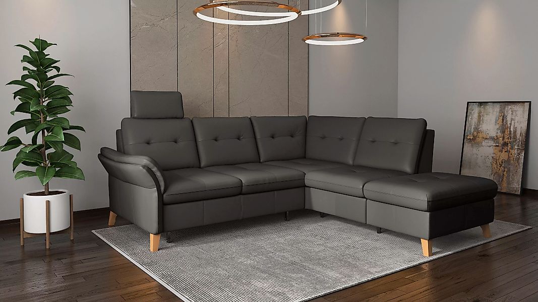 sit&more Ecksofa »Göteborg«, inkl. Sitztiefenverstellung, wahlweise mit Bet günstig online kaufen