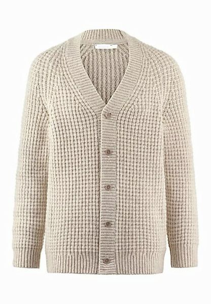 Hessnatur Strickjacke aus reiner Merinowolle (1-tlg) günstig online kaufen