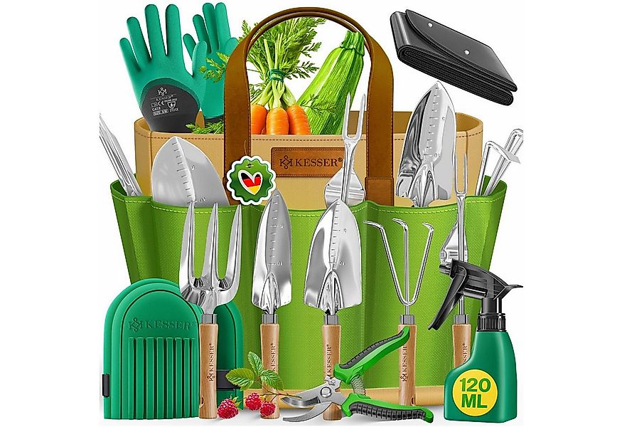 KESSER Gartenpflege-Set Gartenwerkzeug Set 10-teilig Gartengeräte mit ergon günstig online kaufen