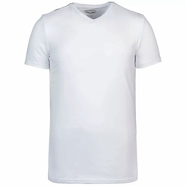 PME Legend Basic T-Shirt 2er Pack V-Ausschnitt Weiß - Größe 3XL günstig online kaufen