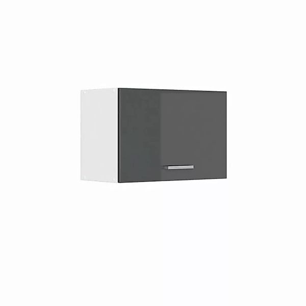 Vicco Schranksystem R-Line, Anthrazit Hochglanz/Weiß, 60 cm mit Lifttür günstig online kaufen