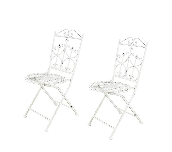 HTI-Living Gartenstuhl Gartenstühle 2er Set Romantic günstig online kaufen